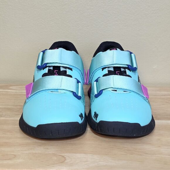 TYR L-1 Lifter Weightlifting Gym Shoes Mint Pink Purple Women's Size 6 - Picture 2 of 7